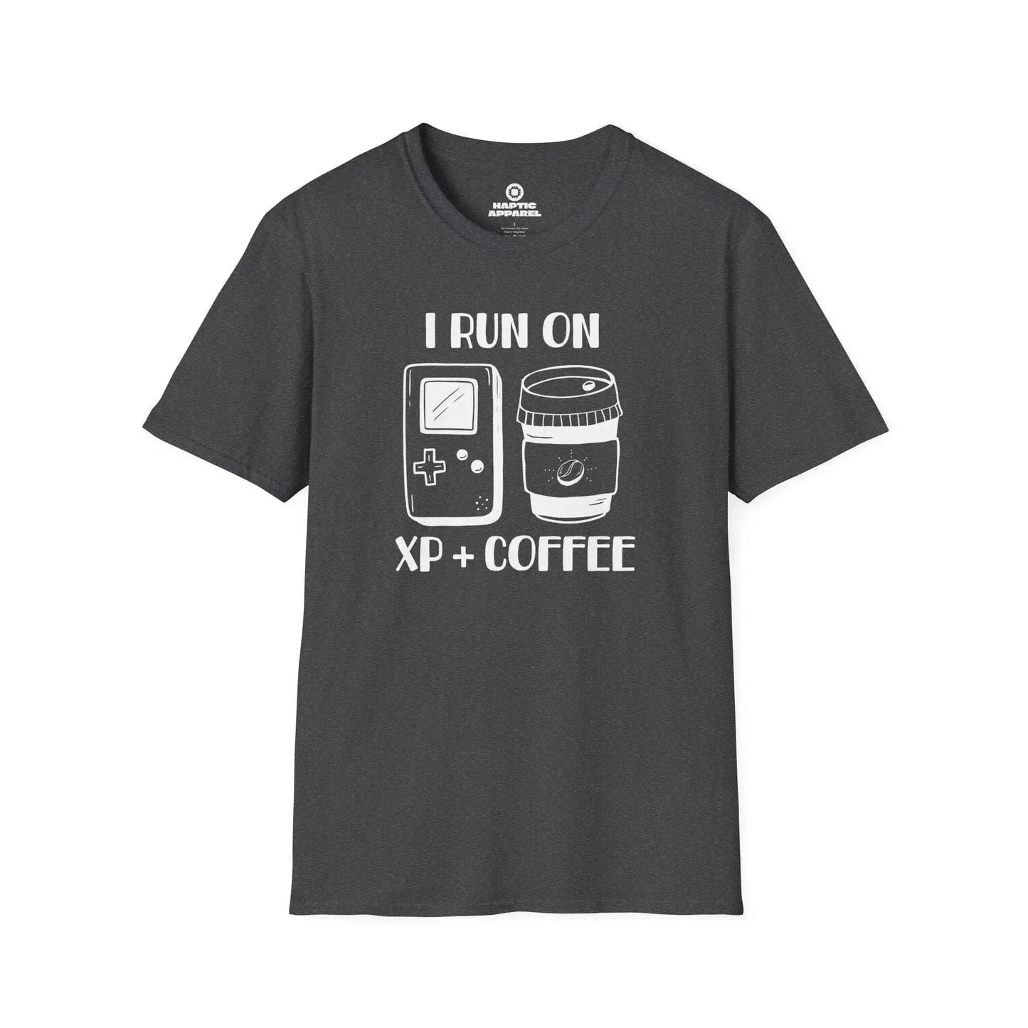Gaming T-Shirt Dark Heather / S XP And Coffee T-Shirt