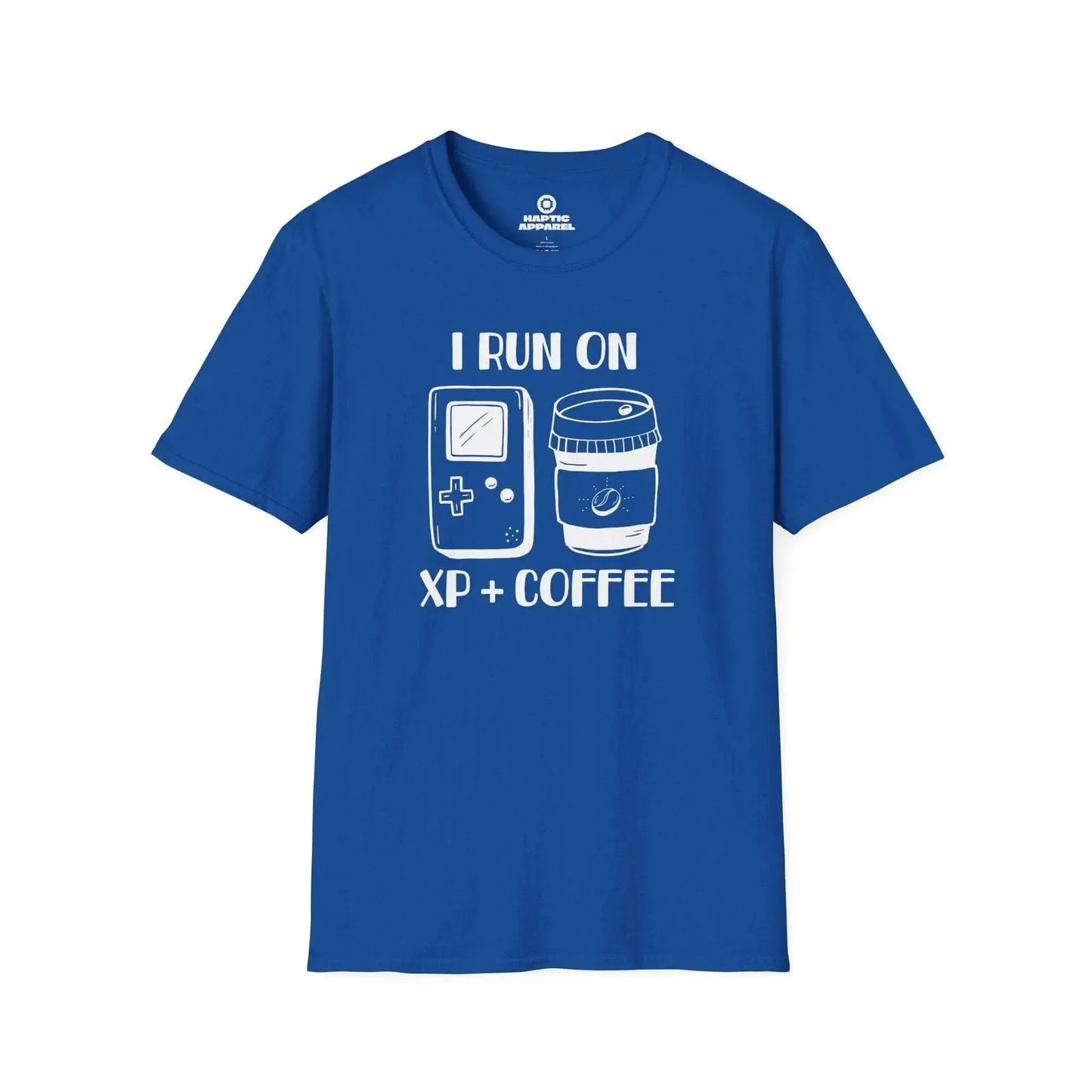 Gaming T-Shirt Royal / S XP And Coffee T-Shirt