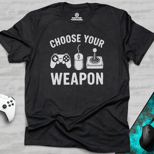Gaming T-Shirt Black / S Gamer Weapons T-Shirt