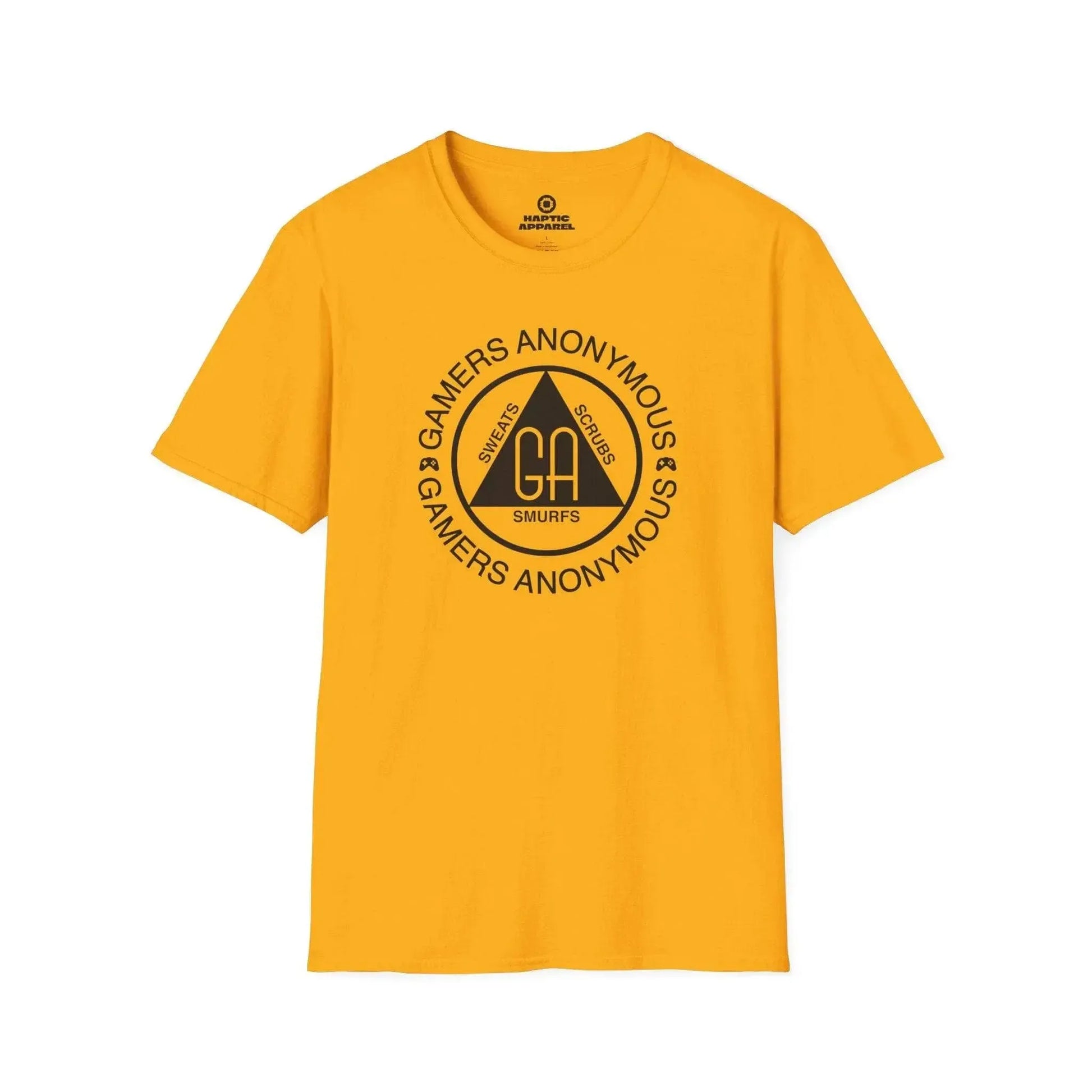 Gaming T-Shirt Gold / S Gamers Anonymous T-Shirt