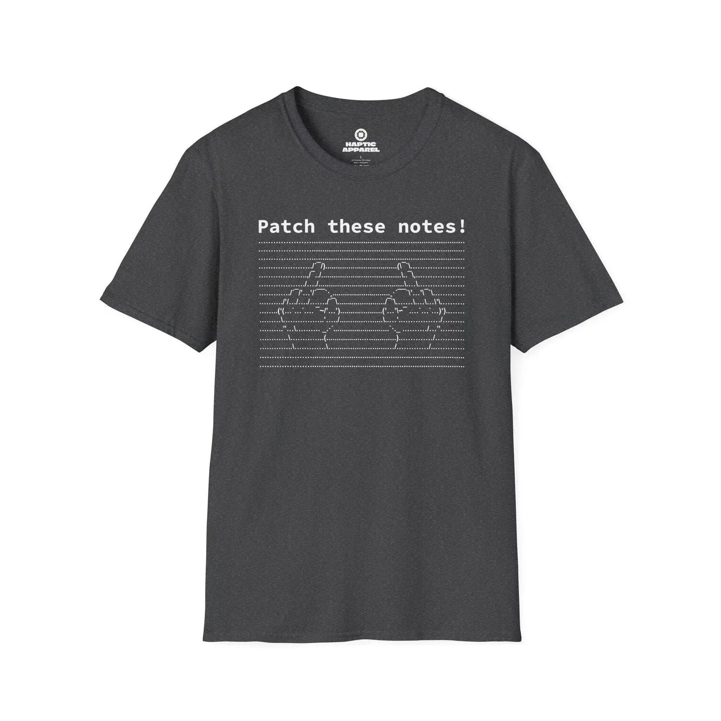 Gaming T-Shirt Dark Heather / S Patch Notes T-Shirt