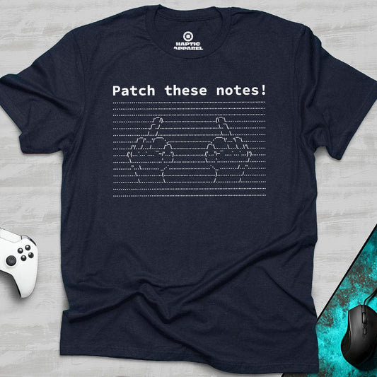 Gaming T-Shirt Navy / S Patch Notes T-Shirt