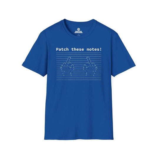Gaming T-Shirt Royal / S Patch Notes T-Shirt