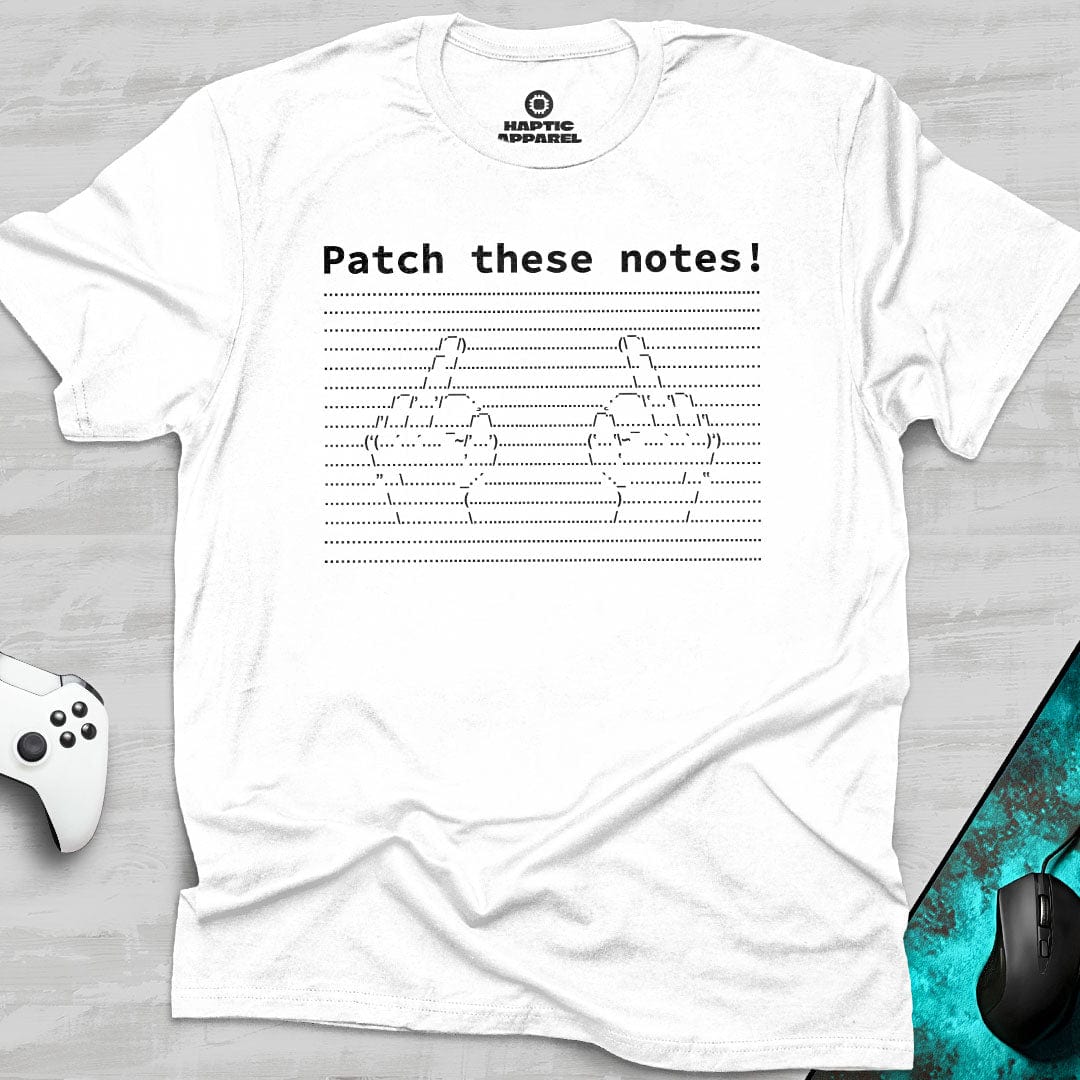 Gaming T-Shirt White / S Patch Notes T-Shirt