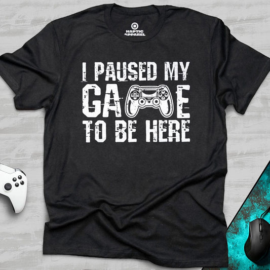 Gaming T-Shirt Black / S Paused My Game T-Shirt